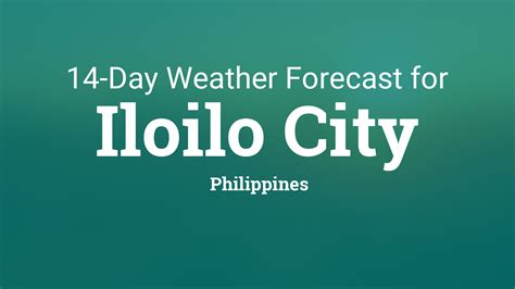 Weather Today for Iloilo City, Iloilo, Philippines .